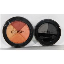 MIXED LOT OF GOSH EYESHADOW AND BLUSH MULTI-COLOUR