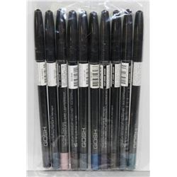 BAG OF 10 GOSH VELVET TOUCH EYE LINERS MIXED SHADE