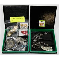 LOT OF COSTUME & MENS JEWELRY.
