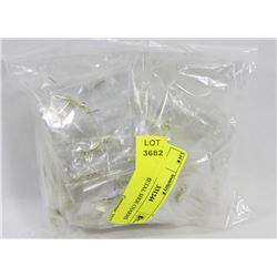 BAG OF 100 METAL SHOE CHARMS