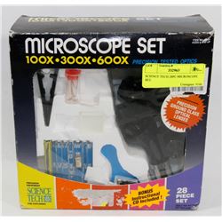 SCIENCE TECH 28PC MICROSCOPE SET.