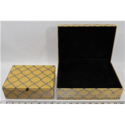 SET OF 2 COLIN & JUSTIN MIRRORED BOXES