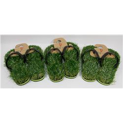 LOT OF 3 NEW GRASS SANDALS