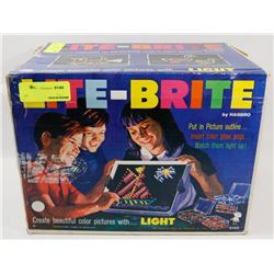 LITE BRITE - WORKING NOT COMPLETE - WITH ORIGINAL