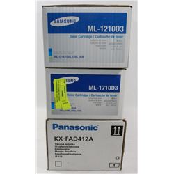 LOT OF 2 SAMSUNG TONER CARTRIDGES ML-1210D3 AND