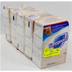 BUNDLE OF 20 BARS SAFEGUARD DEODORANT SOAP.