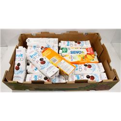 BAG OF ASSORTED JUICE.