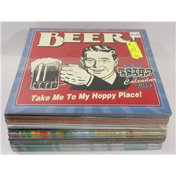 BUNDLE OF ASSORTED 2019 CALENDARS.