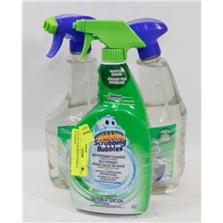 LOT OF 3 SCRUBBING BUBBLES CLEANERS.