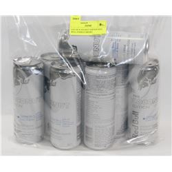 LOT OF 8 COCONUT EDITION RED BULL ENERGY DRINKS.