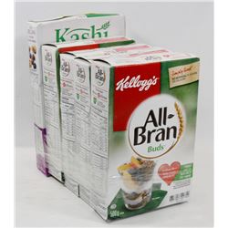 4 BOXES OF ALL BRAN CEREAL (BB AUG 2019) AND ONE