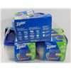 Image 1 : 3 PACKS OF 4 ZIPLOC SMALL SQUARE CONTAINERS.