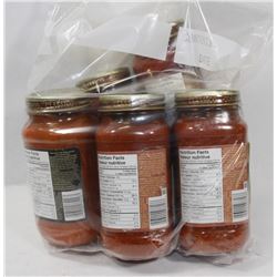 BAG OF 5 ASSORTED CLASSICO PASTA SAUCE.