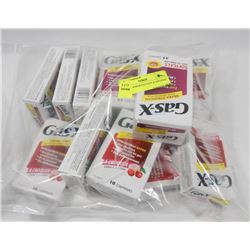 BAG OF ASSORTED GAX-X ANTIGAS PILLS.