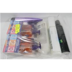 BAG OF ASSORTED INCL BODY WASH, CLEAN & CLEAR