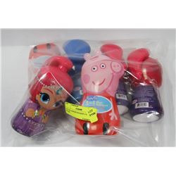 LOT OF ASSORTED KIDS 3-IN-1 WASH.