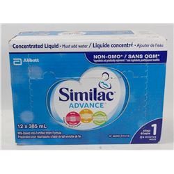 CASE OF 12 SIMILAC 385ML STEP 1 MILK INFANT