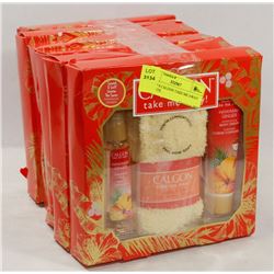 LOT OF 6 CALGON TAKE ME AWAY GIFT SETS.
