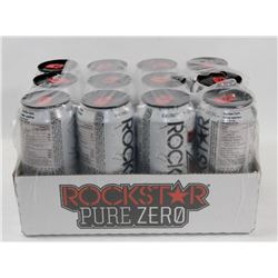 CASE OF 12 ROCKSTAR PURE ZERO PUNCHED ENERGY
