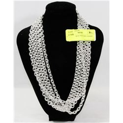 LOT OF 6 THICK COSTUME CHAINS