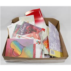 FLAT OF ASSORTED GREETING CARDS