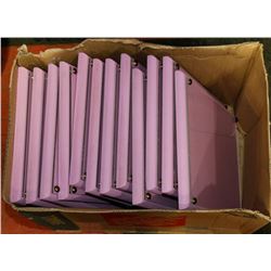 BOX W/12 PLAQUE DISPLAY FRAMES - GREAT