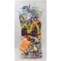 BAG OF MCDONALDS HAPPY MEAL TOYS