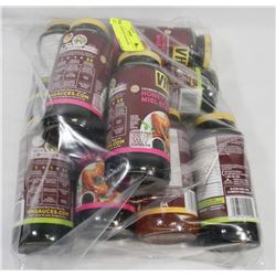 BAG OF ASSORTED VH SAUCES.