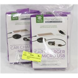 BAG OF PREMIER SERIES CHARGING ACCESSORIES.