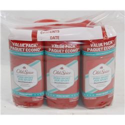 LOT OF 10 OLD SPICE PURE SPORT DEODORANT.