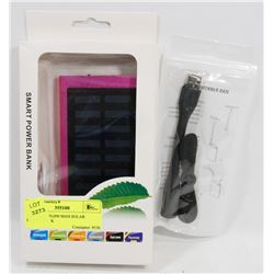 NEW SLIM 20,000 MAH SOLAR POWER BANK