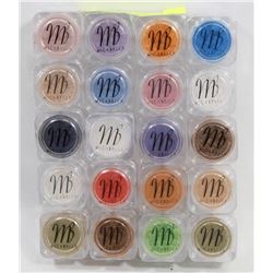 20 ALL DIFF MIRABELLA EYE SHADOW NATURAL MINERAL