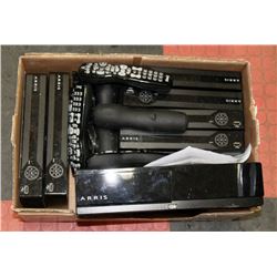 7 CABLE BOXES WITH REMOTES