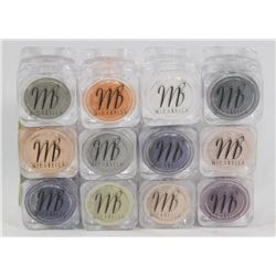 12 ALL DIFFERENT MICABELLA EYE SHADOW SHIMMER