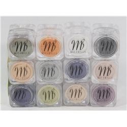 12 ALL DIFFERENT MICABELLA EYE SHADOW SHIMMER