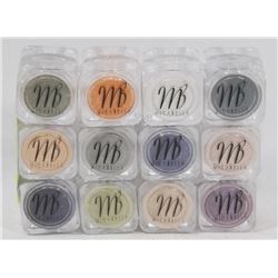 12 ALL DIFFERENT MICABELLA EYE SHADOW SHIMMER