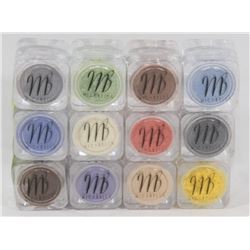 12 ALL DIFFERENT MICABELLA EYE SHADOW SHIMMER