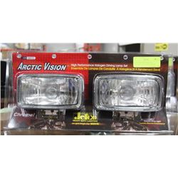 AUXILIARY DRIVING LAMP SET-3.5X6.5-HALOGEN-CHROME