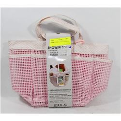 NEW WATER RESISTANT SHOWER TOTE