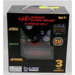 NEW MIDWAY CLASSIC ARCADE GAME