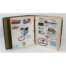 BINDER OF OILFIELD AND OTHER STICKERS