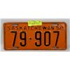 Image 1 : 1950 SASKATCHEWAN LICENSE PLATE