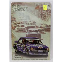 NEW 12" X 8" DICK JOHNSON RACING METAL SIGN