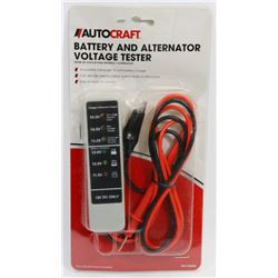 NEW! AUTOCRAFT BATTERY AND ALTERNATOR VOLTAGE