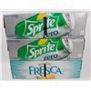 Image 1 : TWO 12 PACKS OF SPRITE ZERO AND ONE 12 PACK OF