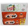 Image 1 : TWO 12 PACKS OF A&W ROOT BEER AND ONE 12 PACK
