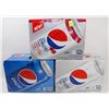 Image 1 : THREE ASSORTED 12 PACKS OF PEPSI