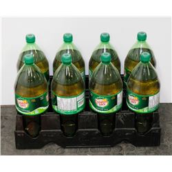 EIGHT BOTTLES OF CANADA DRY GINGER ALE