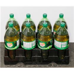 EIGHT BOTTLES OF CANADA DRY GINGER ALE