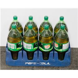 EIGHT BOTTLES OF CANADA DRY GINGER ALE